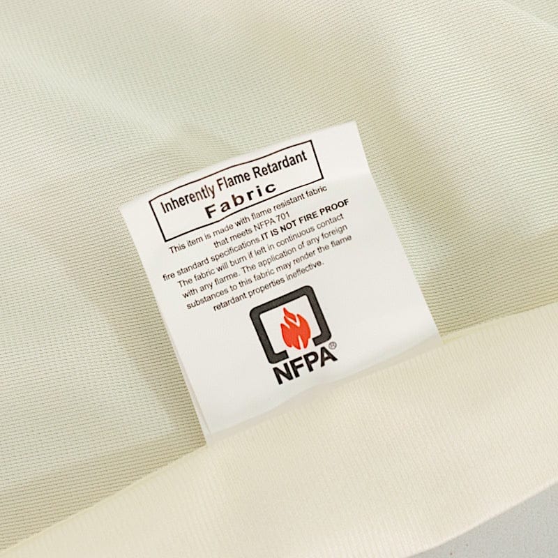 60" x 126" Fire Retardant Scuba Polyester Rectangle Tablecloth