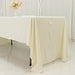 60" x 126" Fire Retardant Scuba Polyester Rectangle Tablecloth