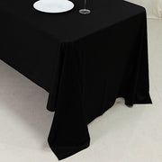 60" x 126" Fire Retardant Scuba Polyester Rectangle Tablecloth