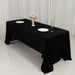 60" x 126" Fire Retardant Scuba Polyester Rectangle Tablecloth