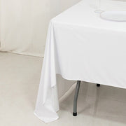 60" x 126" Fire Retardant Scuba Polyester Rectangle Tablecloth