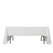 60" x 126" Fire Retardant Scuba Polyester Rectangle Tablecloth TAB_SCUBA_IFR_60126_WHT