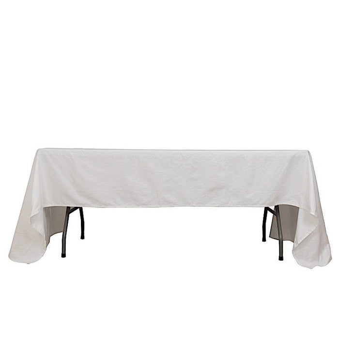 60" x 126" High Quality Cotton Rectangular Tablecloth