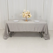 60" x 126" Lamour Satin Rectangular Tablecloth