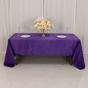 60" x 126" Lamour Satin Rectangular Tablecloth