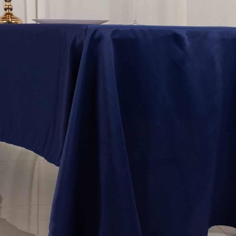 60" x 126" Lamour Satin Rectangular Tablecloth