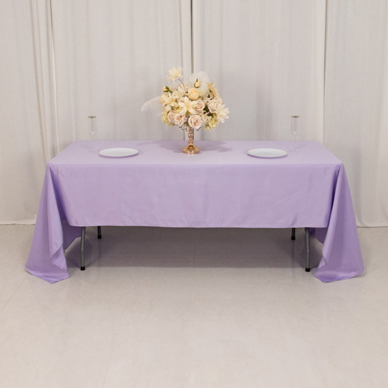 60" x 126" Lamour Satin Rectangular Tablecloth
