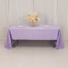60" x 126" Lamour Satin Rectangular Tablecloth