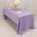 60" x 126" Lamour Satin Rectangular Tablecloth