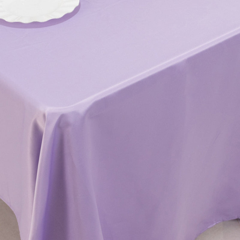 60" x 126" Lamour Satin Rectangular Tablecloth