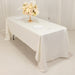 60" x 126" Lamour Satin Rectangular Tablecloth