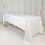 60" x 126" Lamour Satin Rectangular Tablecloth