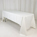60" x 126" Lamour Satin Rectangular Tablecloth