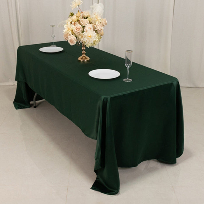 60" x 126" Lamour Satin Rectangular Tablecloth