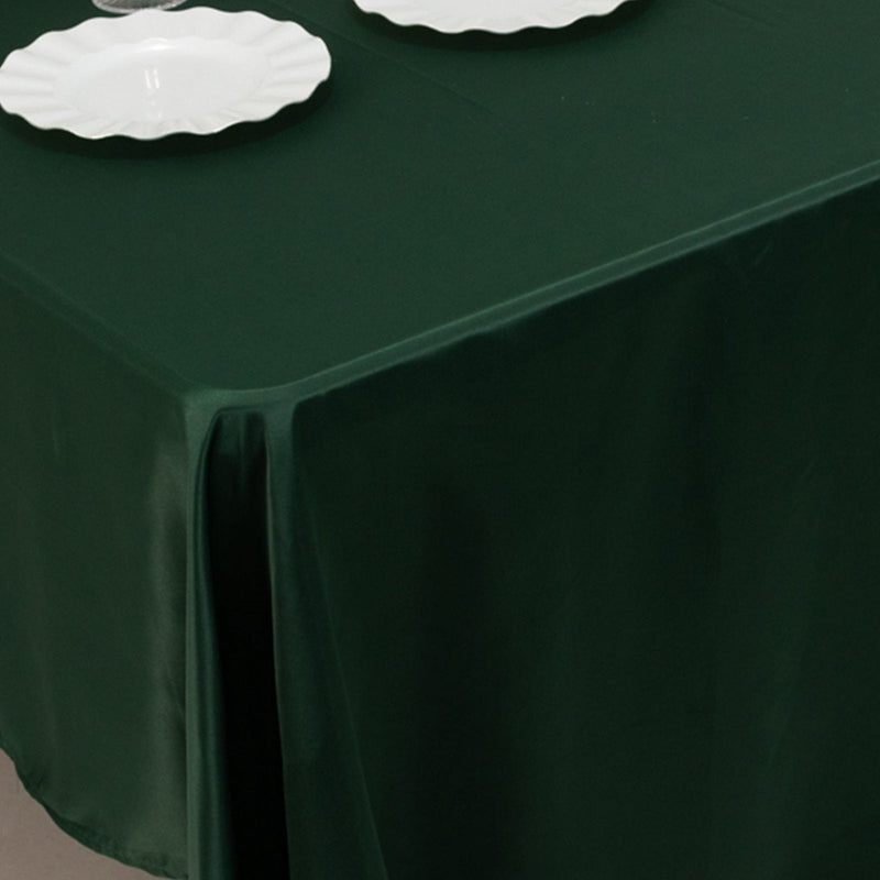 60" x 126" Lamour Satin Rectangular Tablecloth