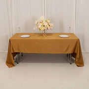 60" x 126" Lamour Satin Rectangular Tablecloth