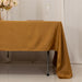 60" x 126" Lamour Satin Rectangular Tablecloth