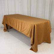 60" x 126" Lamour Satin Rectangular Tablecloth