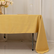 60" x 126" Lamour Satin Rectangular Tablecloth