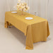 60" x 126" Lamour Satin Rectangular Tablecloth