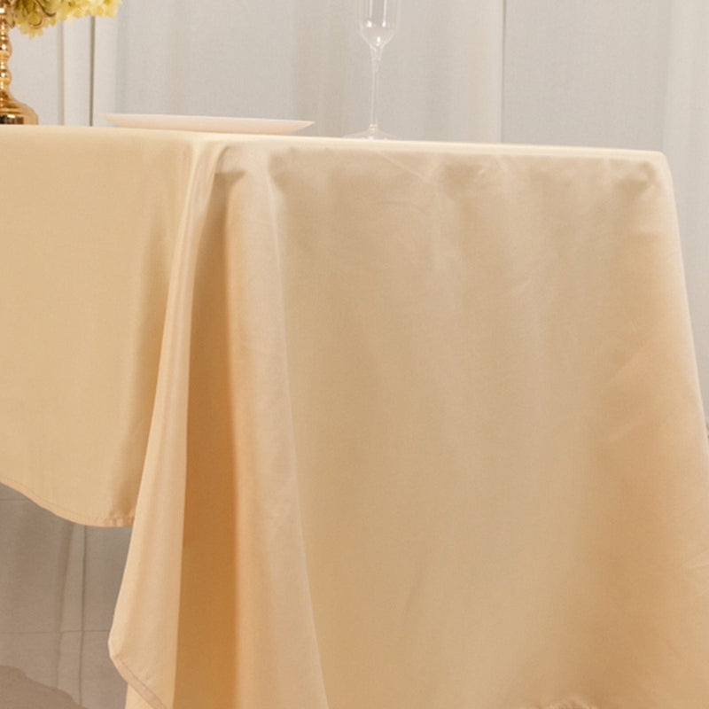 60" x 126" Lamour Satin Rectangular Tablecloth