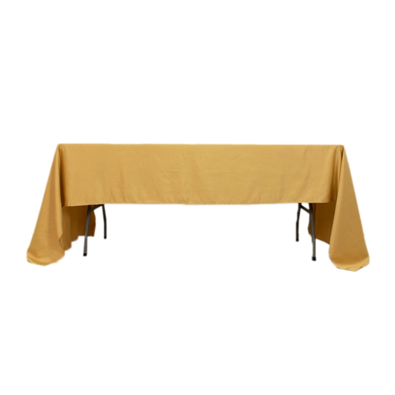 60" x 126" Lamour Satin Rectangular Tablecloth TAB_LAMR_60126_CHMP