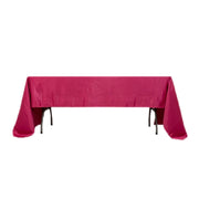 60" x 126" Lamour Satin Rectangular Tablecloth TAB_LAMR_60126_FUSH