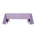 60" x 126" Lamour Satin Rectangular Tablecloth TAB_LAMR_60126_LAV