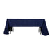 60" x 126" Lamour Satin Rectangular Tablecloth TAB_LAMR_60126_NAVY