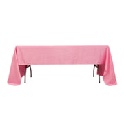 60" x 126" Lamour Satin Rectangular Tablecloth TAB_LAMR_60126_PINK