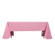 60" x 126" Premium Polyester Rectangular Tablecloth TAB_60126_PINK_PRM