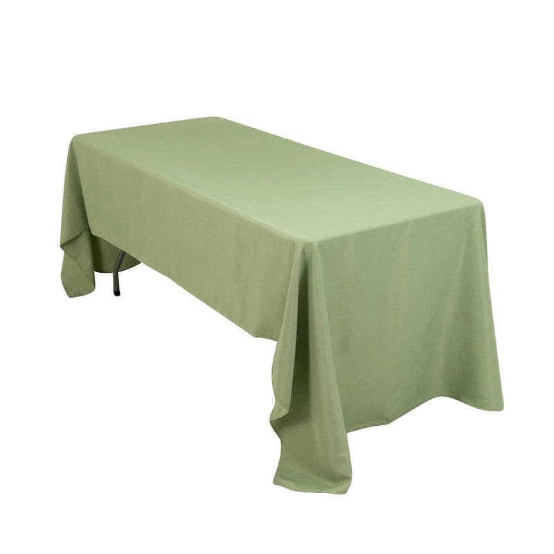 60" x 126" Premium Polyester Rectangular Tablecloth TAB_60126_SAGE_PRM