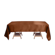 60" x 126" Satin Rectangular Tablecloth