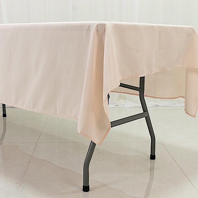 60" x 84" Polyester Rectangular Tablecloth