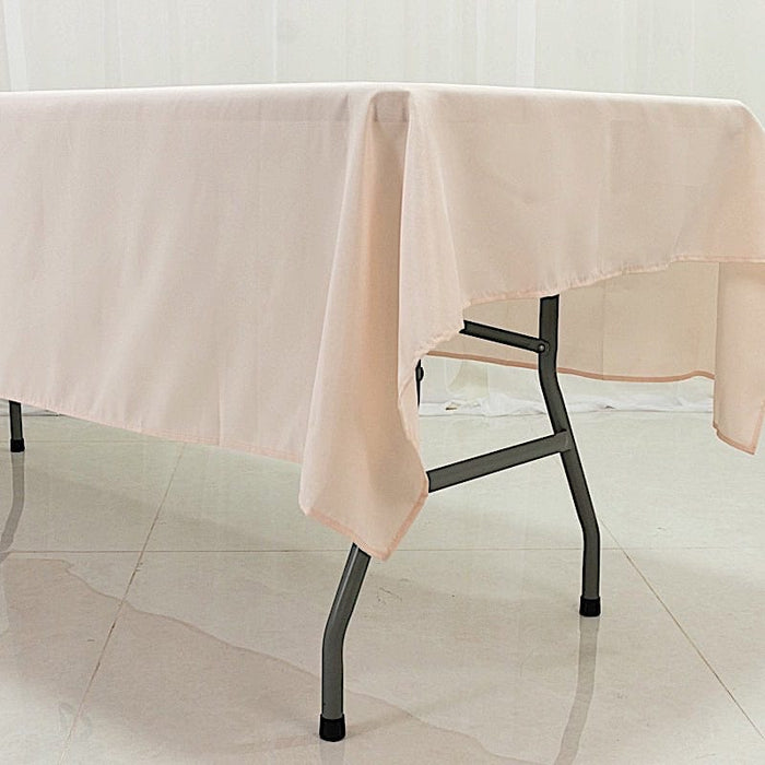 60" x 84" Polyester Rectangular Tablecloth