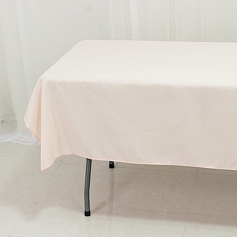60" x 84" Polyester Rectangular Tablecloth