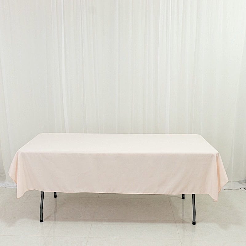 60" x 84" Polyester Rectangular Tablecloth