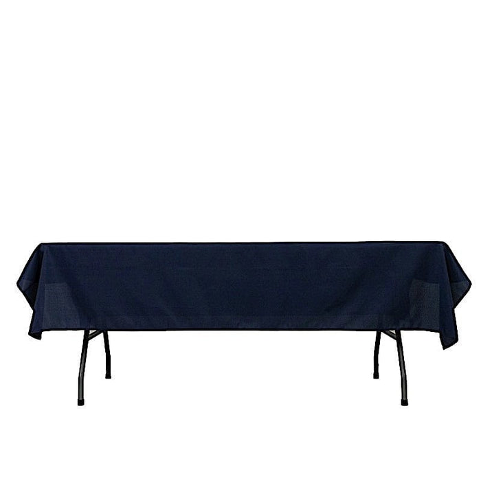 60" x 84" Polyester Rectangular Tablecloth TAB_6084_NAVY_POLY