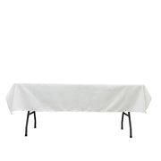 60" x 84" Polyester Rectangular Tablecloth TAB_6084_WHT_POLY