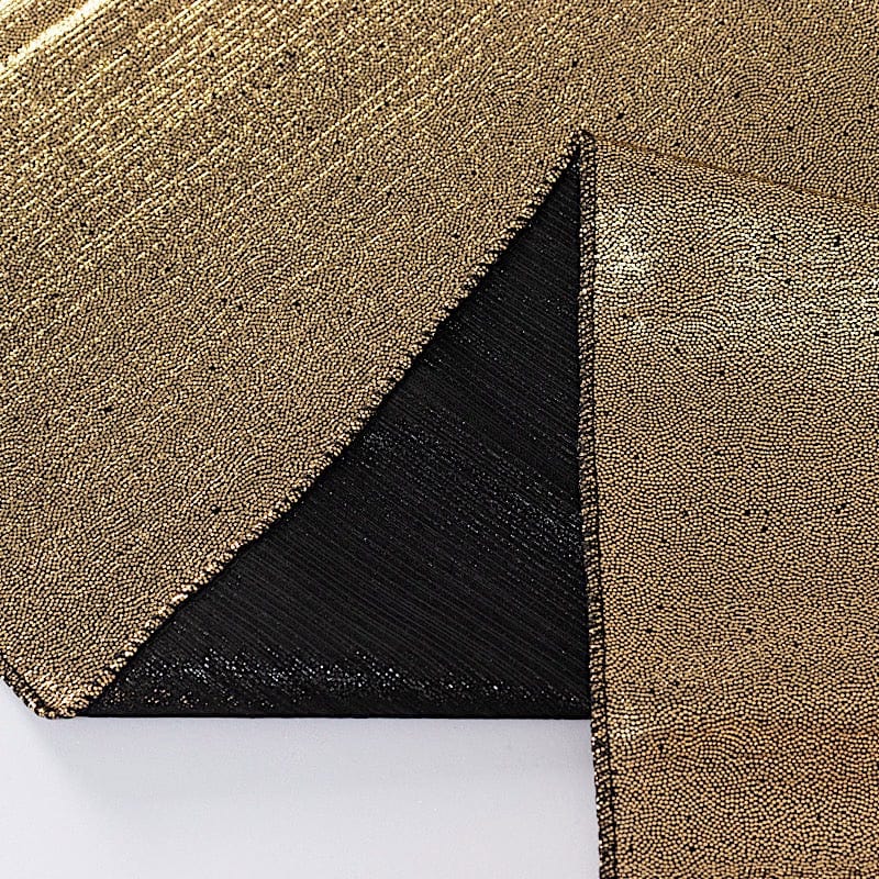 60"x126" Polyester Rectangular Tablecloth with Sequin Dots