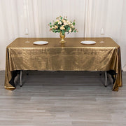 60"x126" Polyester Rectangular Tablecloth with Sequin Dots