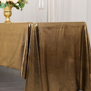 60"x126" Polyester Rectangular Tablecloth with Sequin Dots