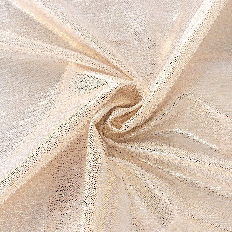 60"x126" Polyester Rectangular Tablecloth with Sequin Dots