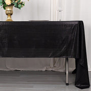 60"x126" Polyester Rectangular Tablecloth with Sequin Dots
