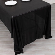 60"x126" Polyester Rectangular Tablecloth with Sequin Dots