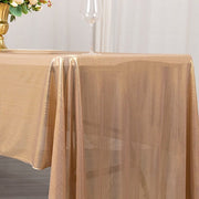 60"x126" Polyester Rectangular Tablecloth with Sequin Dots