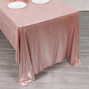 60"x126" Polyester Rectangular Tablecloth with Sequin Dots