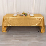 60"x126" Polyester Rectangular Tablecloth with Sequin Dots