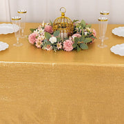 60"x126" Polyester Rectangular Tablecloth with Sequin Dots
