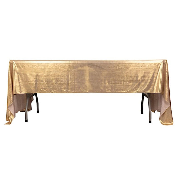 60"x126" Polyester Rectangular Tablecloth with Sequin Dots TAB_SHIM_60126_046